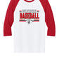 Belvidere Baseball Heavy Cotton™ 3/4-Sleeve Raglan T-Shirt