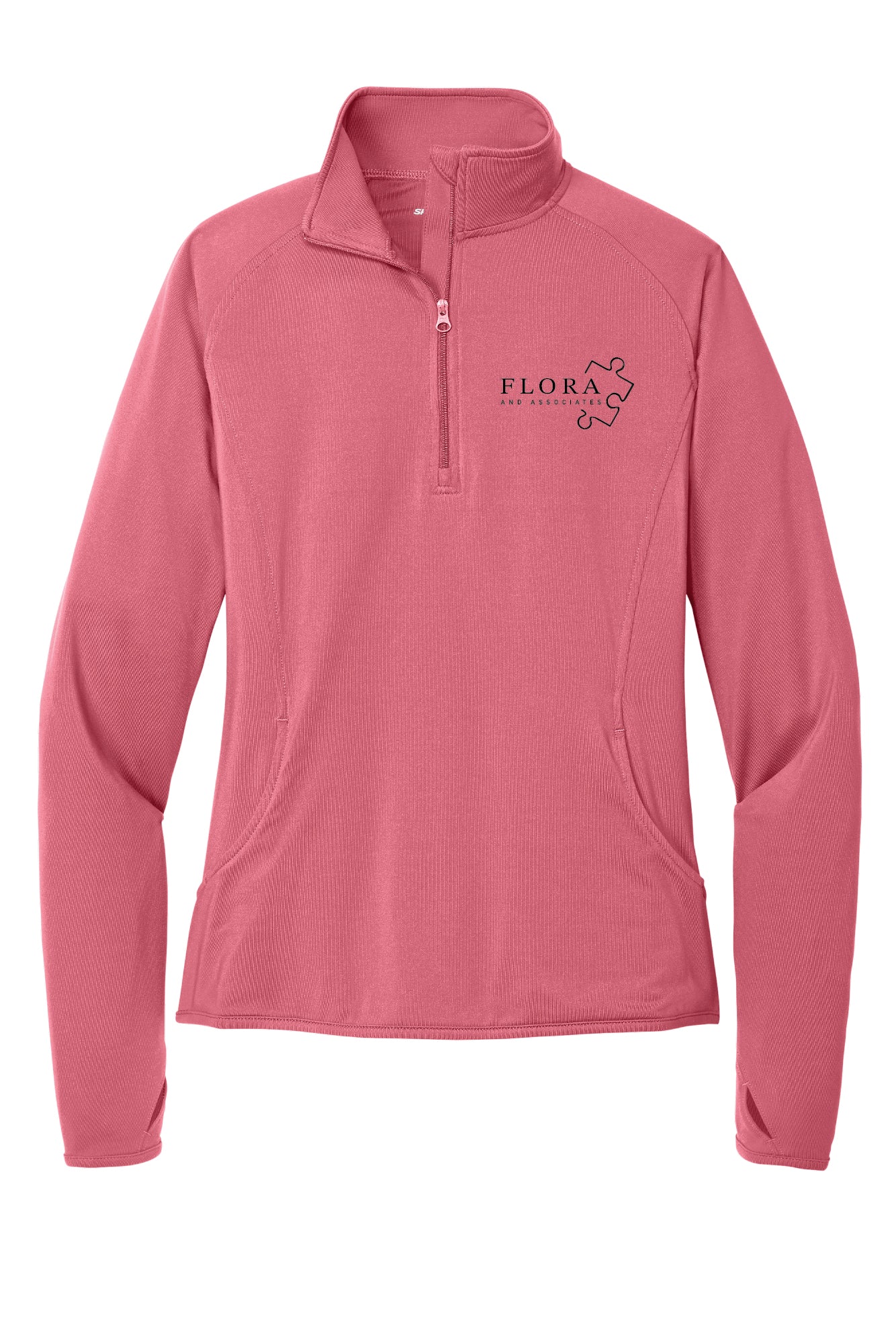 Flora and Associates Ladies Sport Tek 1/4 Zip Pullover