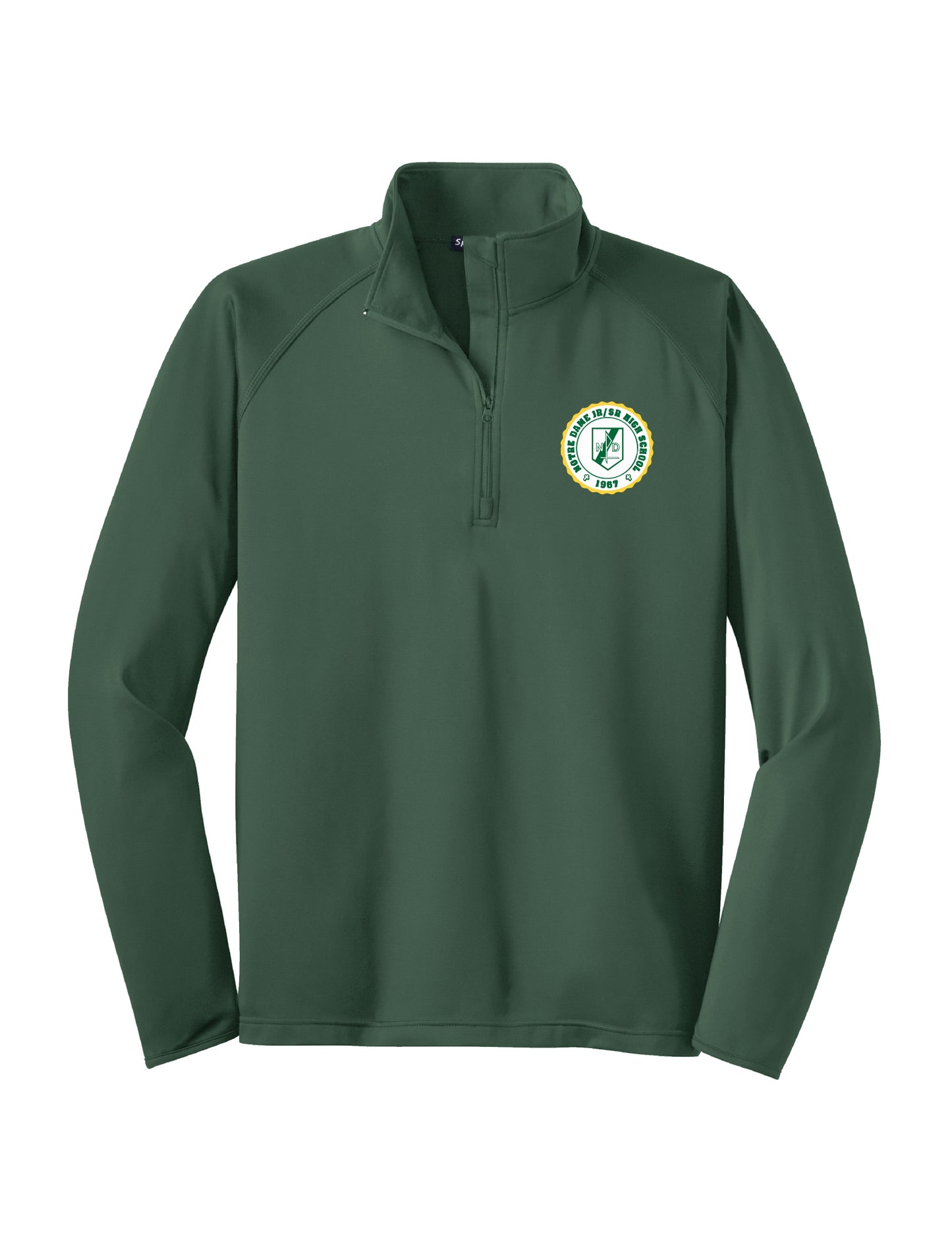 Notre Dame Sport Tek 1/4 Zip Pullover (Unisex)