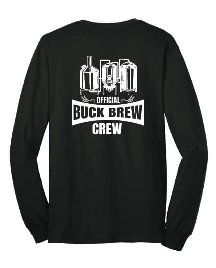 Buck Brew Crew long sleeve back