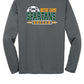 Notre Dame Soccer Sport Tek Competitor Long Sleeve Shirt back-gray