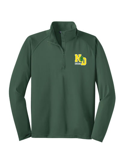 Notre Dame Sport Tek 1/4 Zip Pullover (Unisex)