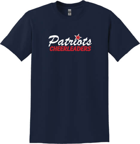 Patriots Cheerleaders Short Sleeve T-Shirt navy