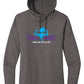 French Terry Hoodie (Womens) gray with blue