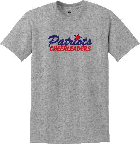 Patriots Cheerleaders Short Sleeve T-Shirt gray