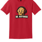 Muffin Man Red Headphones Short Sleeve T-shirt