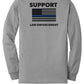 Long Sleeve T-Shirt - Circle Logo gray back