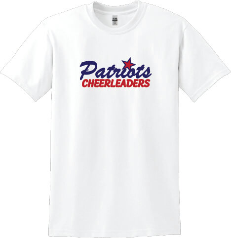 Patriots Cheerleaders Short Sleeve T-Shirt white