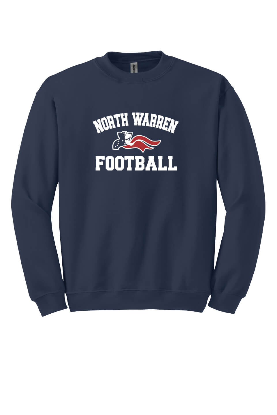 North Warren Patriots Football Crewneck Sweatshirt (Youth)