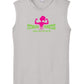 Mens Competitor Tank gray with pink