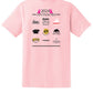 Pink Breast Cancer Fundraising T-Shirt, back