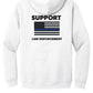 Hoodie (Youth) - Word Art II white back