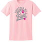 Pink Breast Cancer Fundraising T-shirt, front