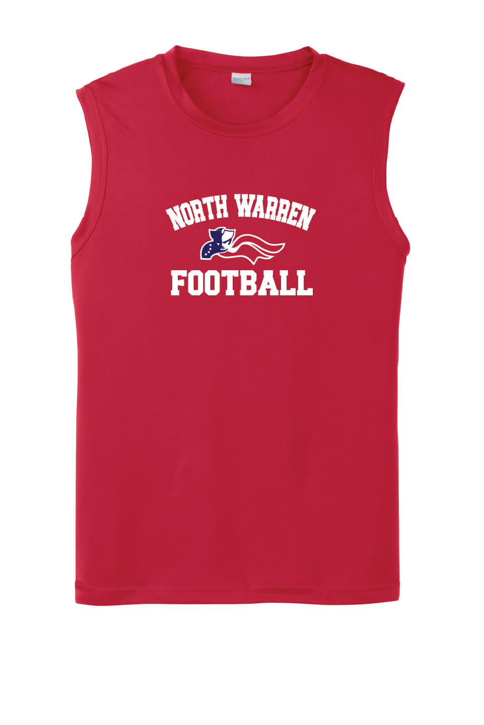 North Warren Patriots Football Tank red