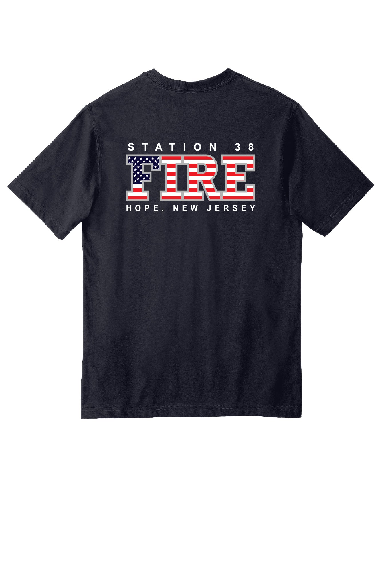 HVFD Fire Carhartt Workwear Pocket Short Sleeve T-Shirt