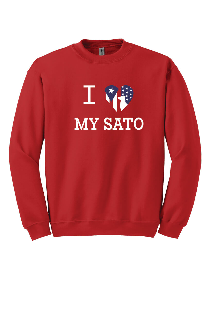 I Love My SATO Crewneck Sweatshirt