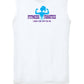 Mens Competitor Tank white with blue
