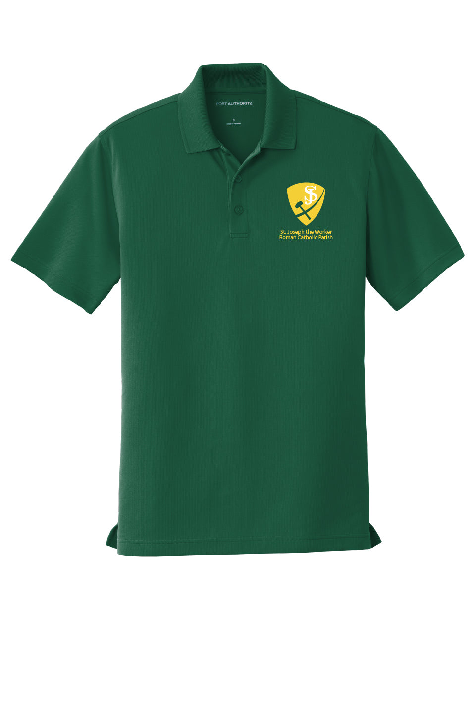 St. Joseph the Worker Mens Dry Zone UV Micro-Mesh Polo