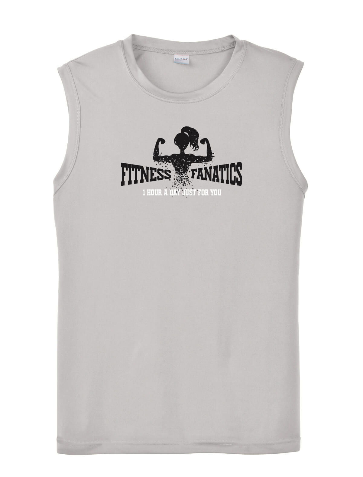 Mens Competitor Tank gray with black