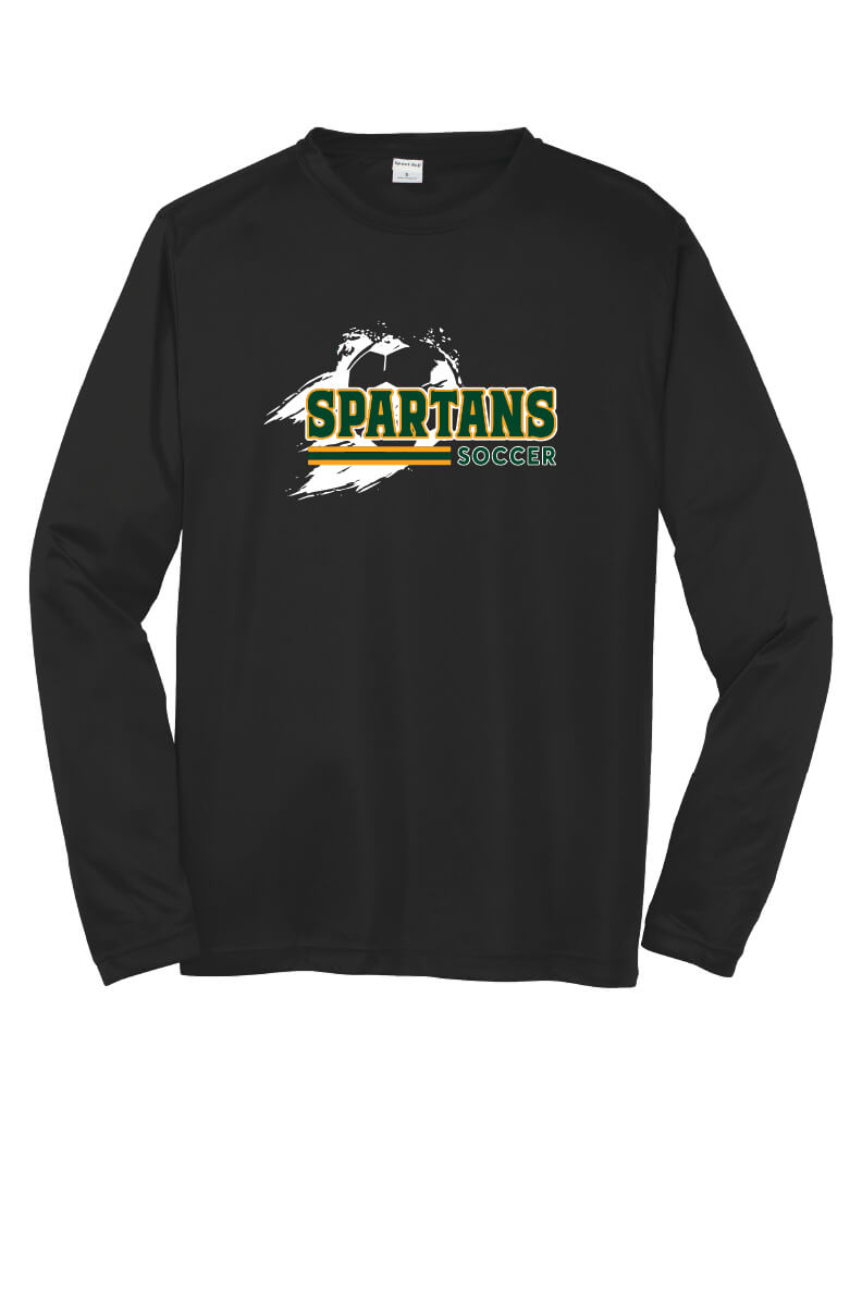 Spartans Sport Tek Competitor Long Sleeve Shirt (Youth)