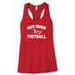 North Warren Patriots Football Racerback Tank red