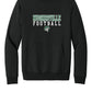 Hughesville Football Crewneck Pocket Sweatshirt