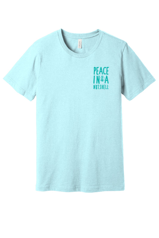 Peace in a Nutshell Left Chest Logo Short Sleeve T-shirt