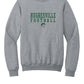 Hughesville Football Crewneck Pocket Sweatshirt