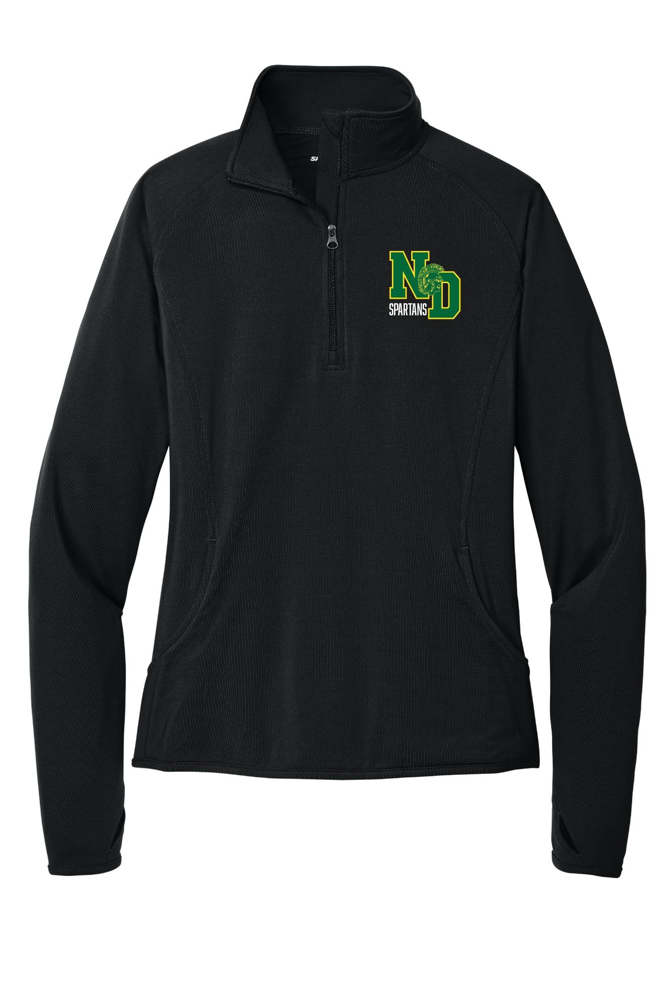 Ladies Notre Dame Sport Tek 1/4 Zip Pullover
