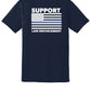 Short Sleeve T-Shirt (Youth) (Circle Logo) navy back