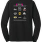 Black Breast Cancer Fundraising Long Sleeve T-shirt, back