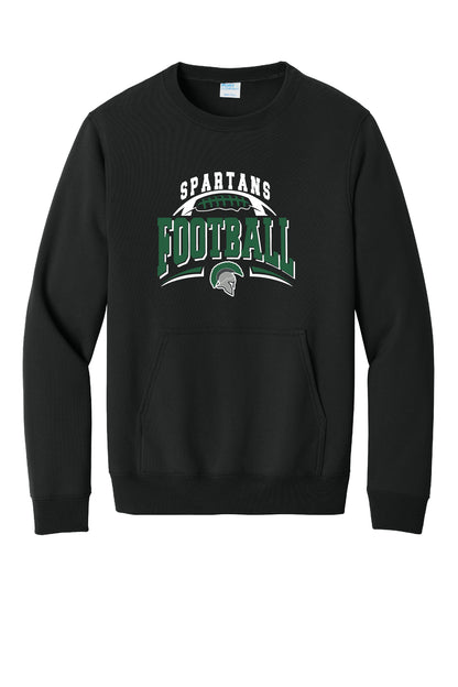 Spartans Football Crewneck Pocket Sweatshirt