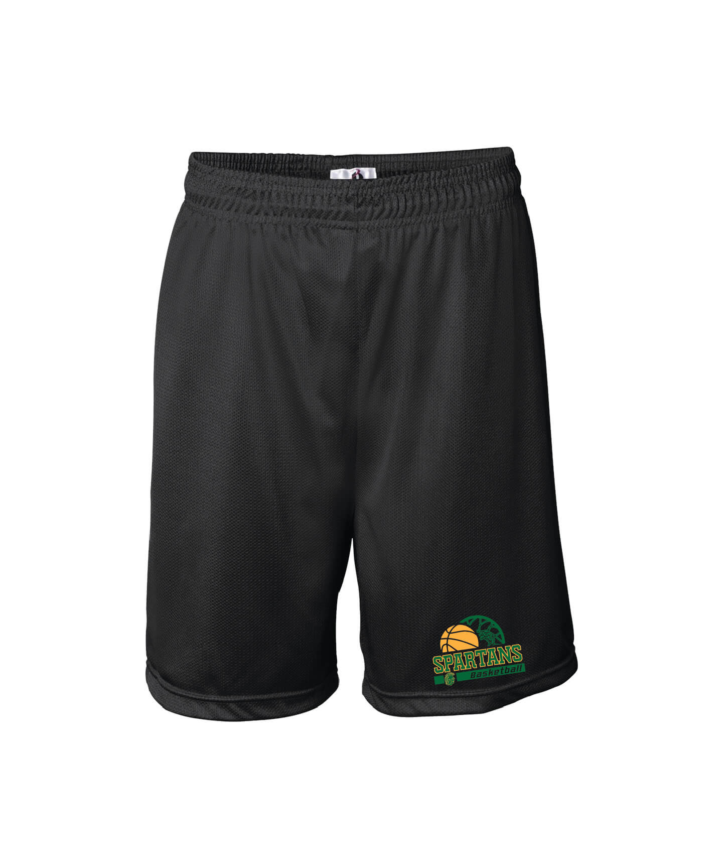 Badger Mini Mesh Shorts (Youth) Spartans black