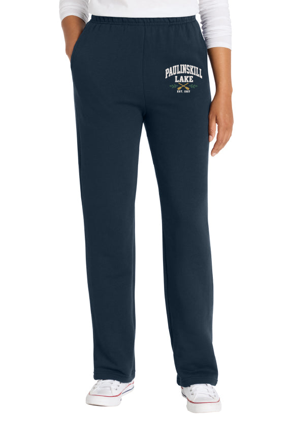Paulinskill Lake Pocketed Open Bottom Bella Canvas Sweatpants