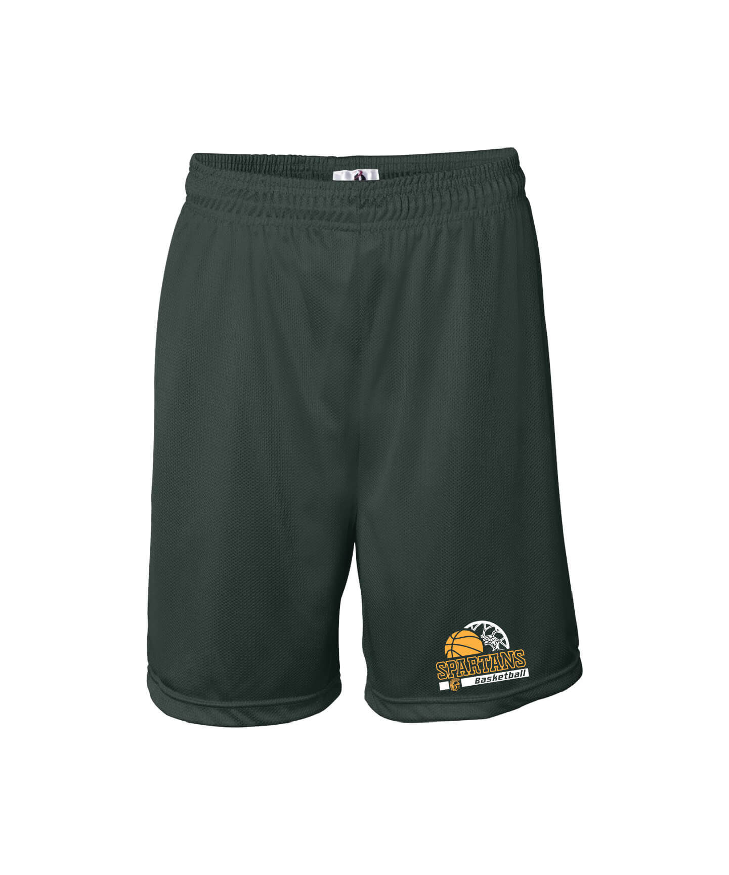 Badger Mini Mesh Shorts (Youth) Spartans green
