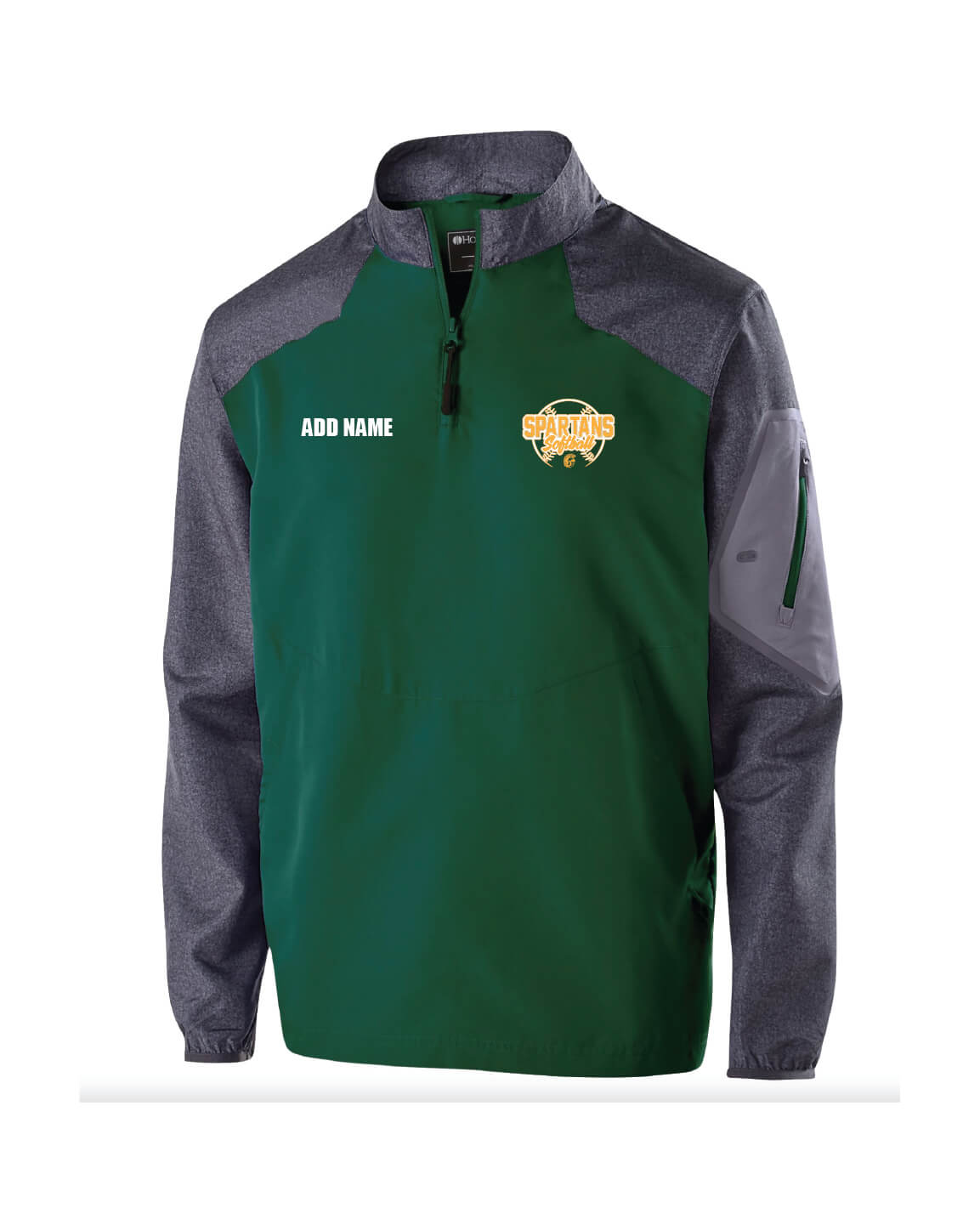 Spartans Holloway Raider Pullover green, front