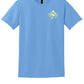 Girls Football Flag Back T-shirt (Youth)