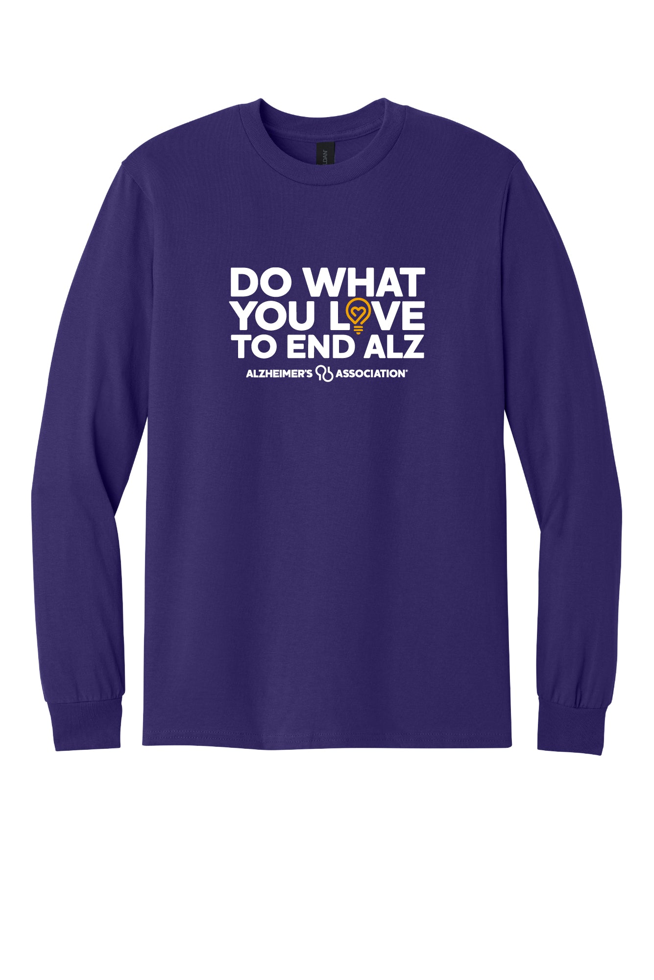 Do What You Love to End  ALZ II  Long Sleeve T-Shirt