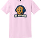 Muffin Man Blue Headphones Short Sleeve T-shirt
