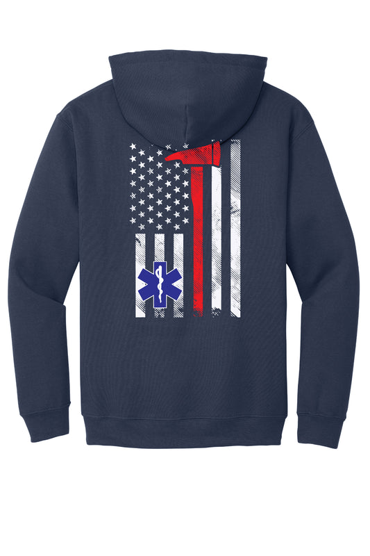 Adult KTFR~FLAG BACK~Hoodie