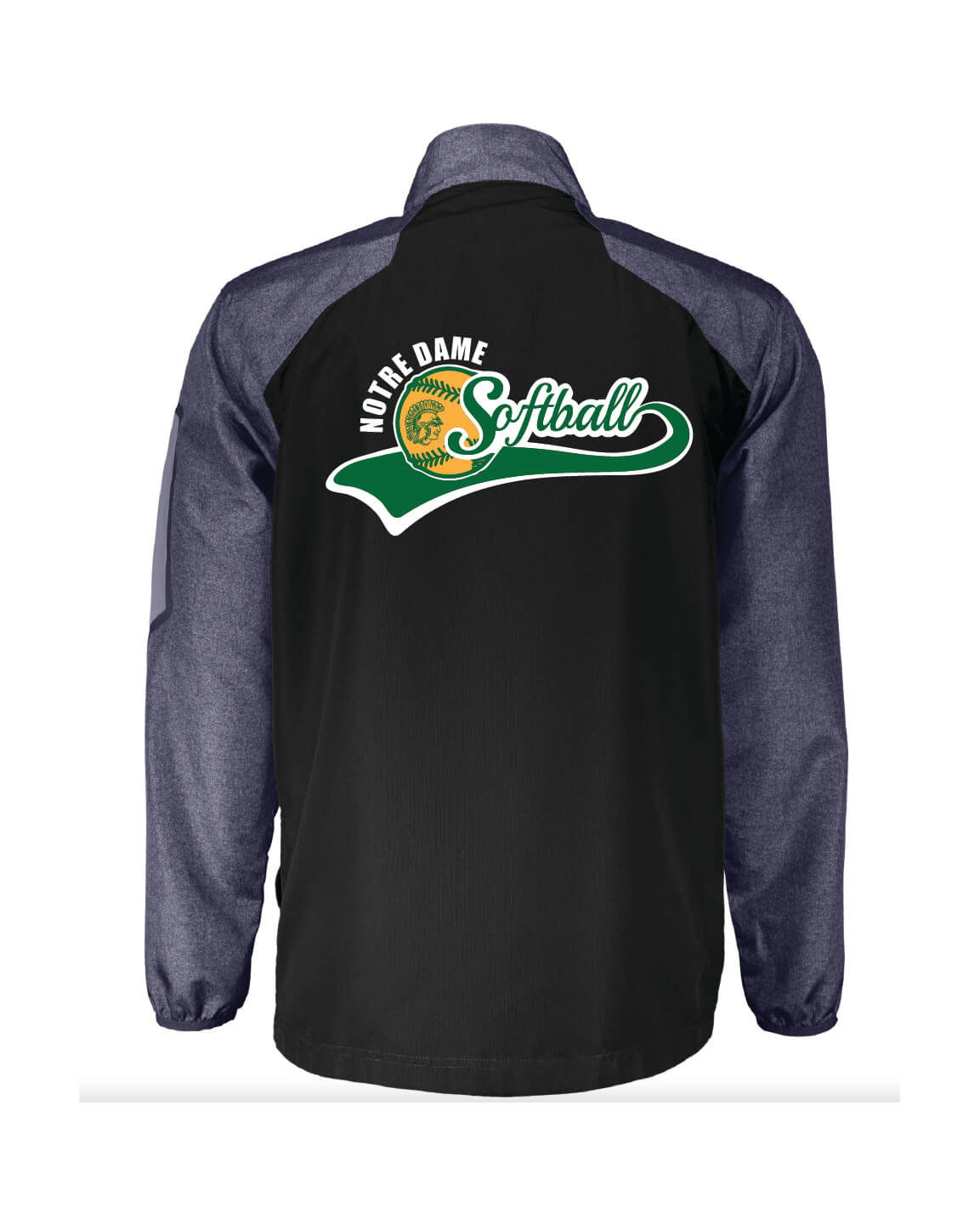 Notre Dame Holloway Raider Pullover black, back