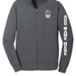 Youth Fleece Full-Zip Jacket (Unisex) gray-front