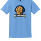Muffin Man Blue Headphones Short Sleeve T-shirt