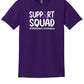 Support Squad Short Sleeve T-Shirt purple