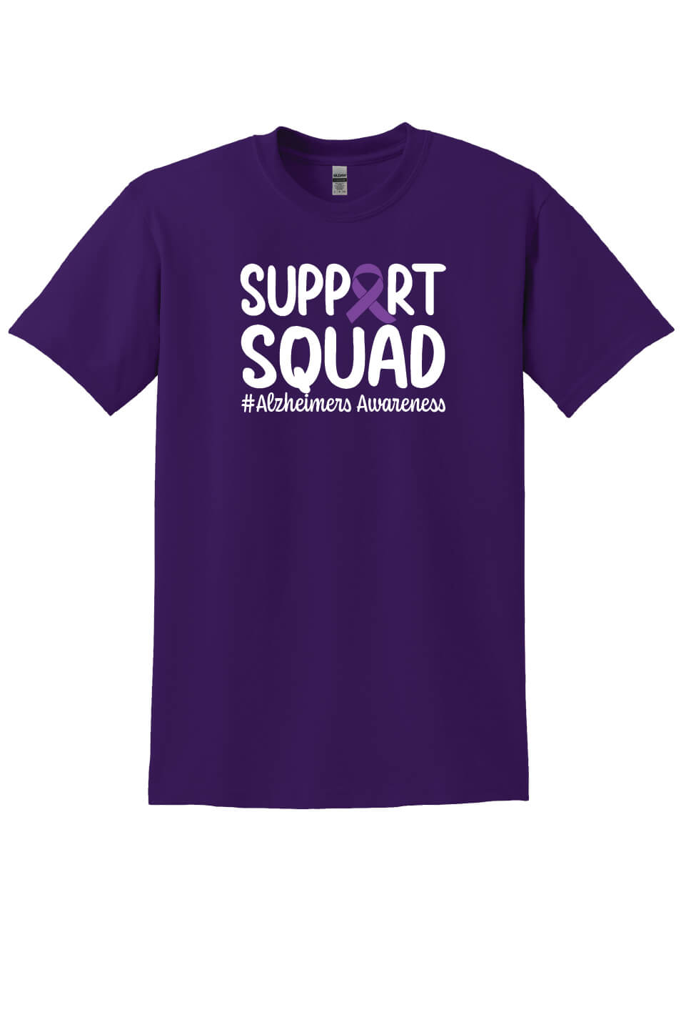 Support Squad Short Sleeve T-Shirt purple
