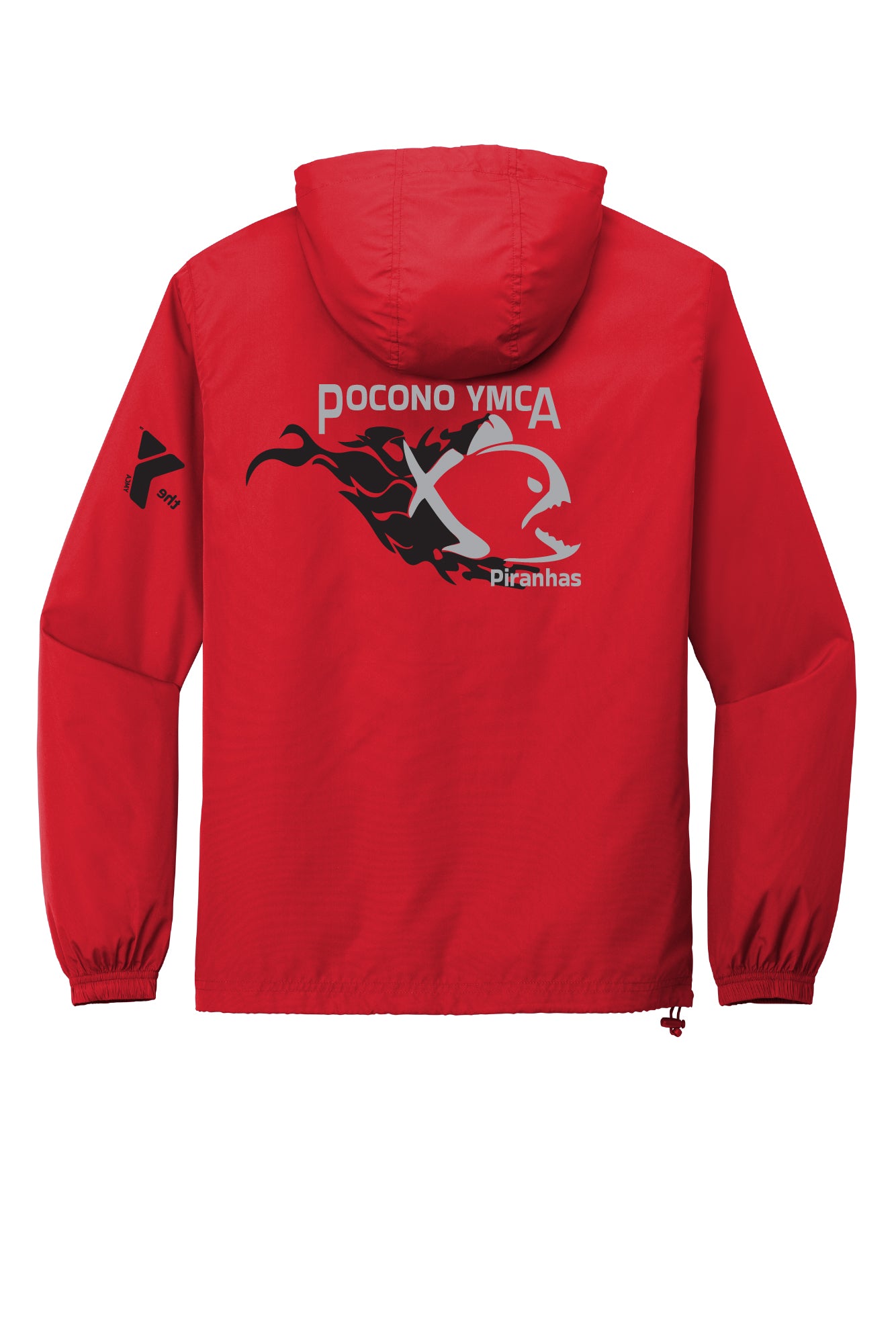 Pocono YMCA Piranhas Windbreaker (Adult sizes only)