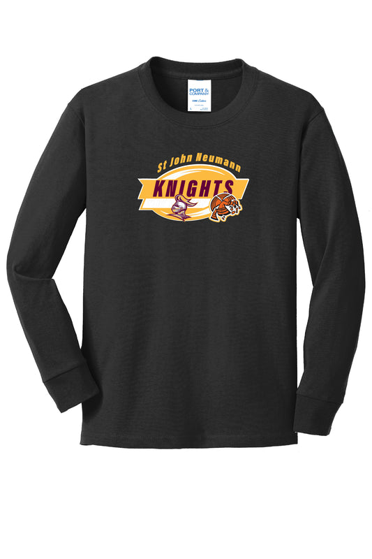 SJN Knights Clay Target Long Sleeve T-Shirt (Youth)