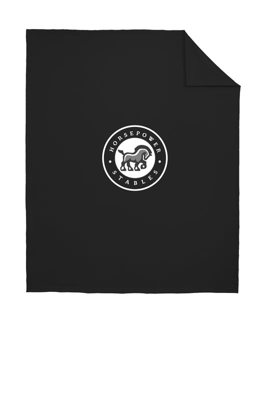 Horsepower Stables Sweatshirt Blanket