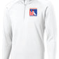 Zip Pullover front white