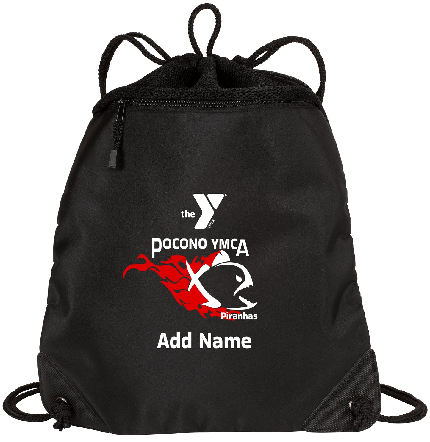 Pocono YMCA Piranhas Cinch Bag